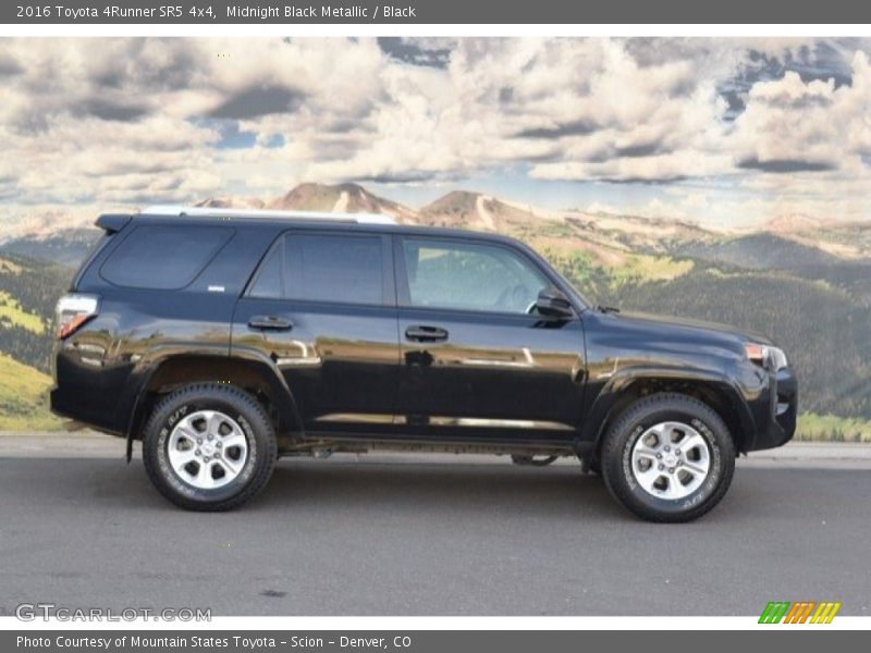 Midnight Black Metallic / Black 2016 Toyota 4Runner SR5 4x4