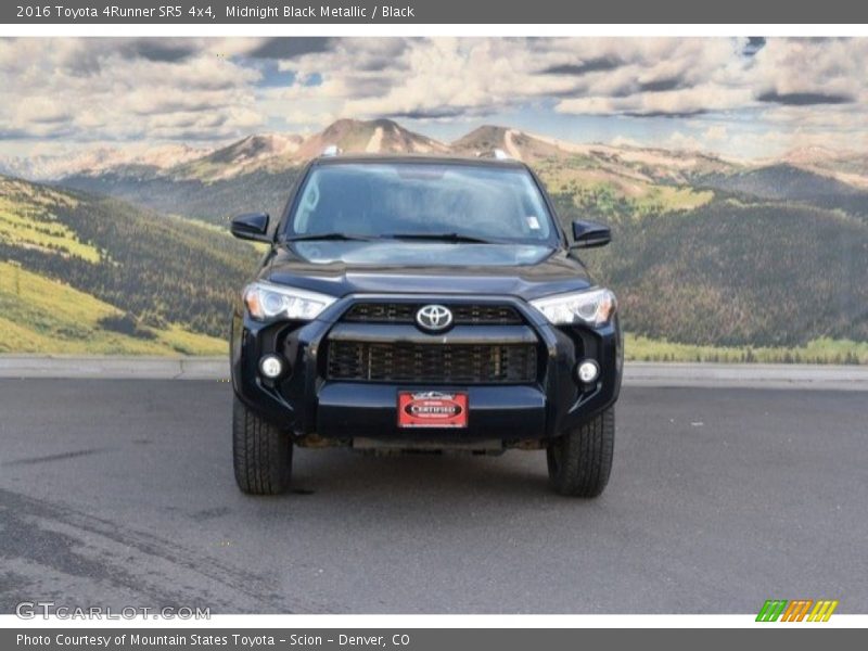 Midnight Black Metallic / Black 2016 Toyota 4Runner SR5 4x4