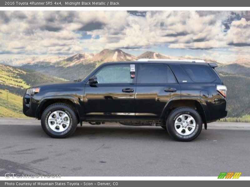 Midnight Black Metallic / Black 2016 Toyota 4Runner SR5 4x4