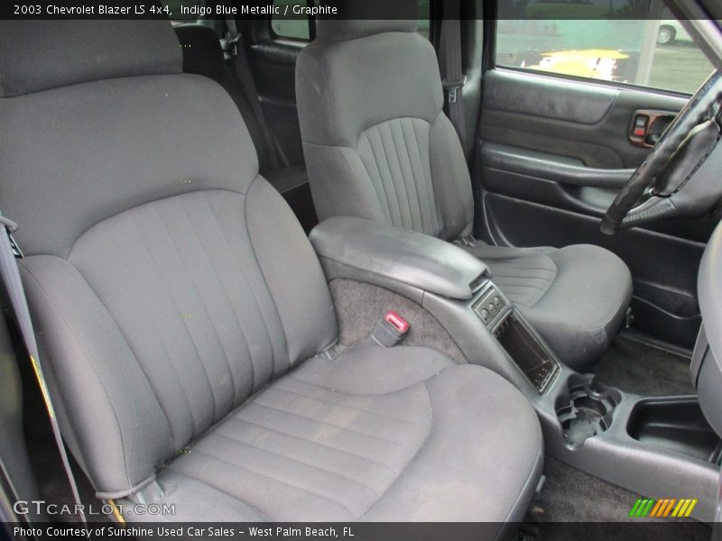 Indigo Blue Metallic / Graphite 2003 Chevrolet Blazer LS 4x4