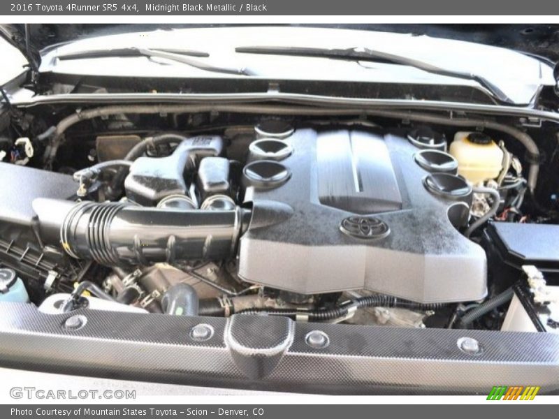 Midnight Black Metallic / Black 2016 Toyota 4Runner SR5 4x4
