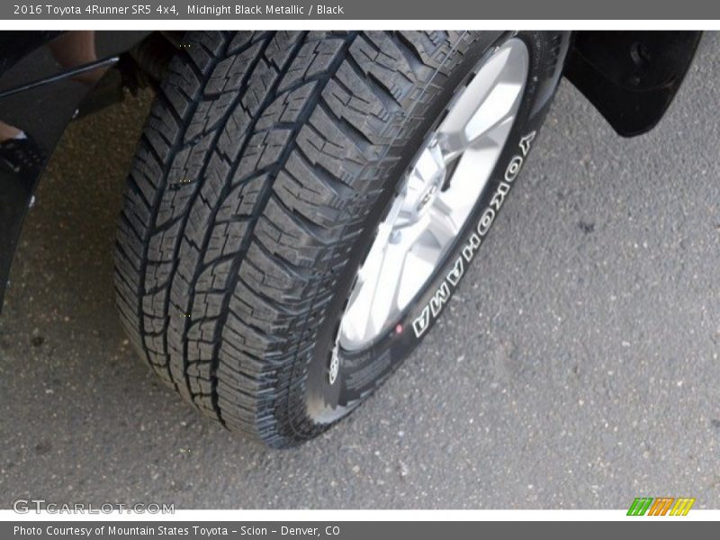 Midnight Black Metallic / Black 2016 Toyota 4Runner SR5 4x4
