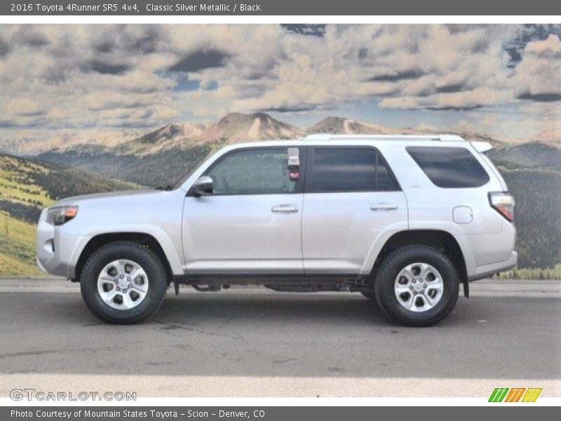 Classic Silver Metallic / Black 2016 Toyota 4Runner SR5 4x4