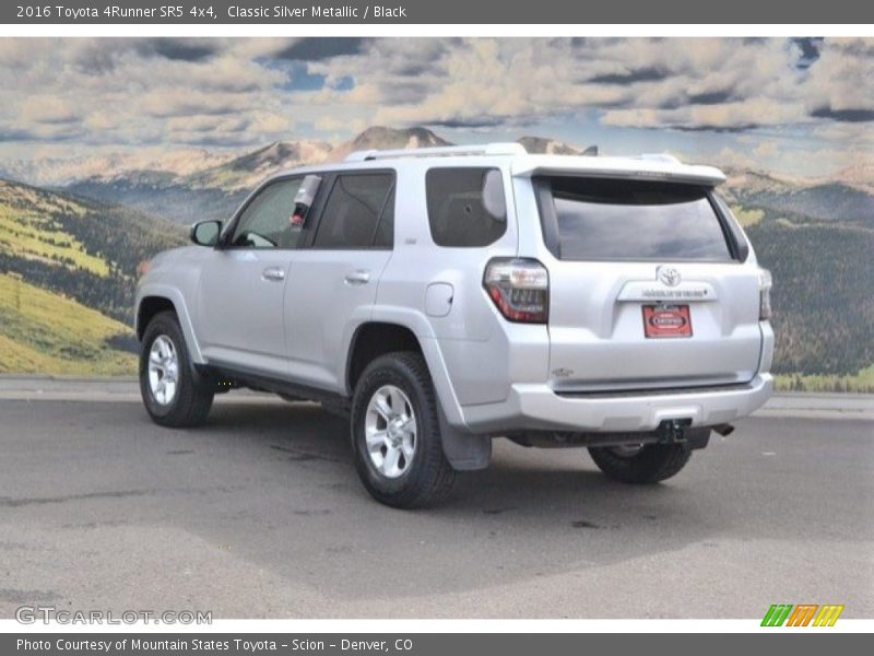 Classic Silver Metallic / Black 2016 Toyota 4Runner SR5 4x4