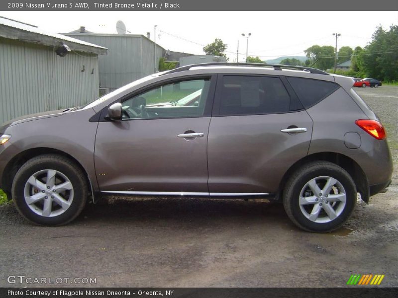 Tinted Bronze Metallic / Black 2009 Nissan Murano S AWD