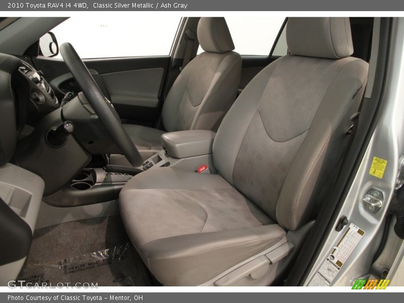 Front Seat of 2010 RAV4 I4 4WD