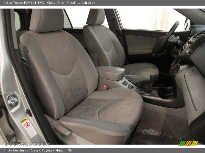 Front Seat of 2010 RAV4 I4 4WD