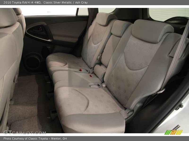 Rear Seat of 2010 RAV4 I4 4WD