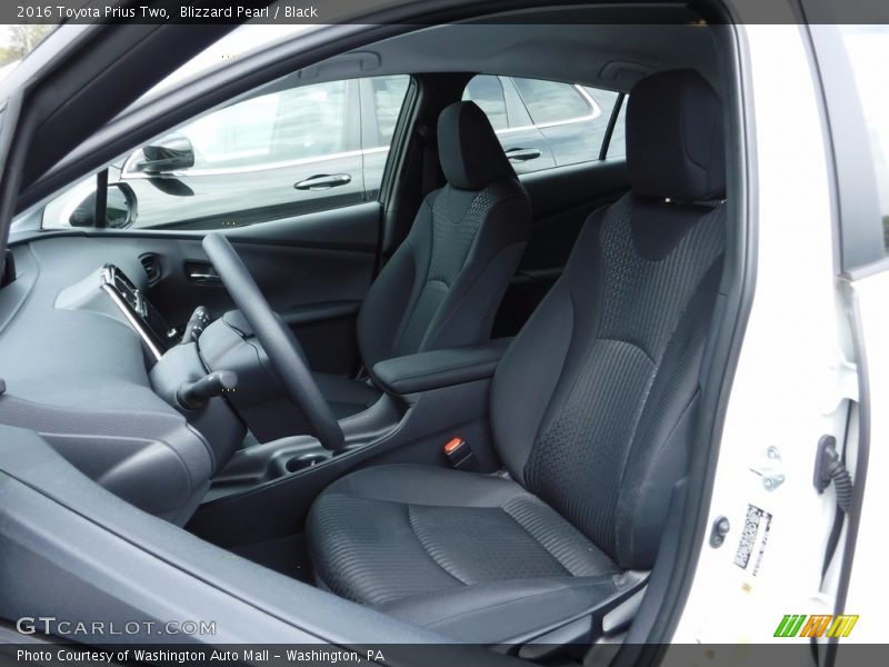  2016 Prius Two Black Interior