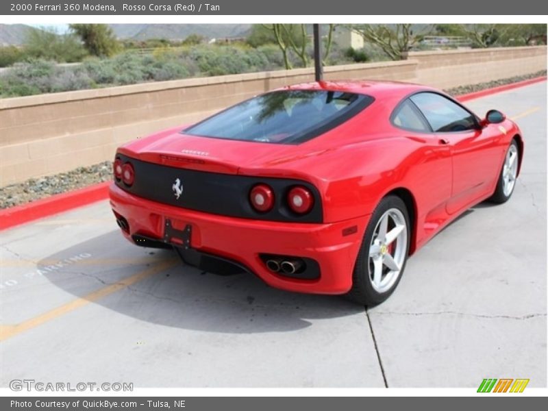 Rosso Corsa (Red) / Tan 2000 Ferrari 360 Modena