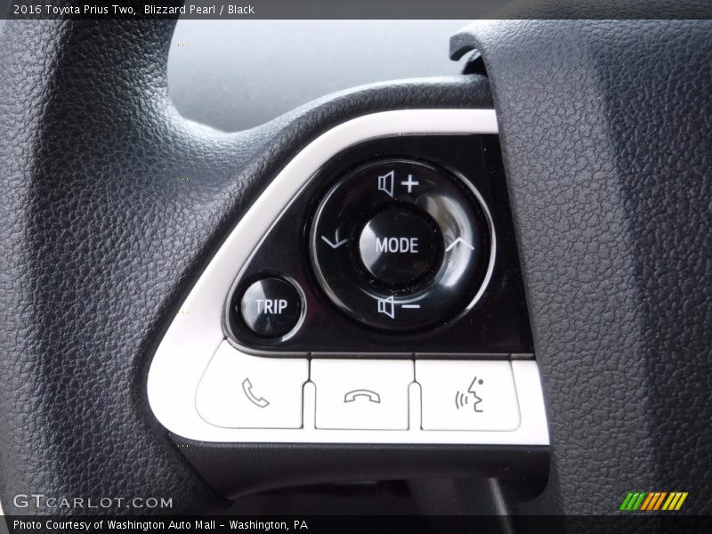 Controls of 2016 Prius Two