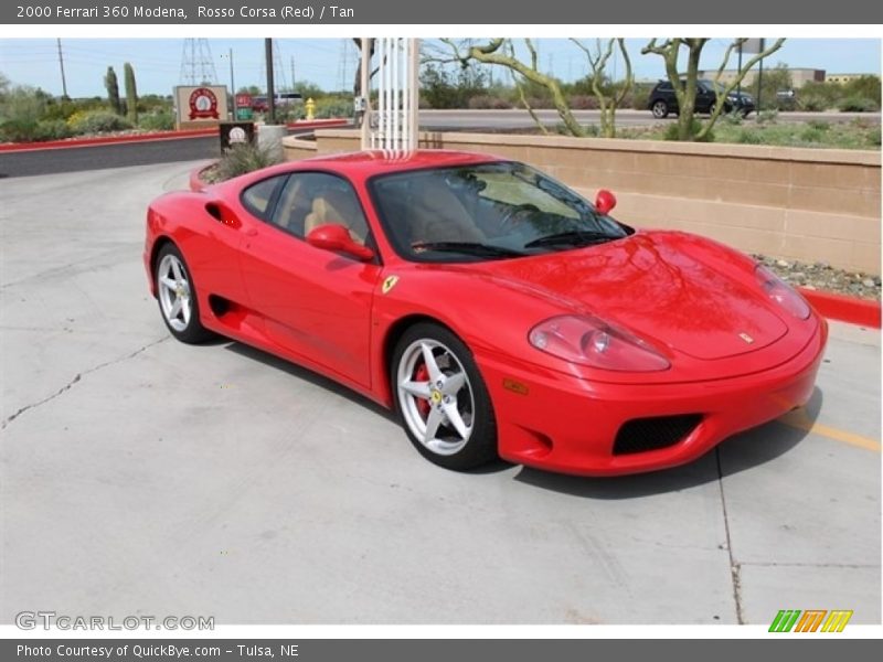 Rosso Corsa (Red) / Tan 2000 Ferrari 360 Modena