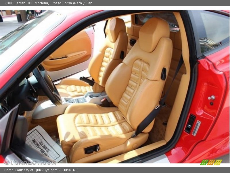 Front Seat of 2000 360 Modena