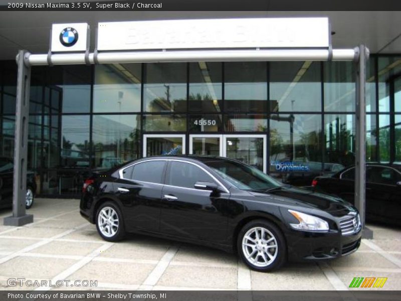 Super Black / Charcoal 2009 Nissan Maxima 3.5 SV