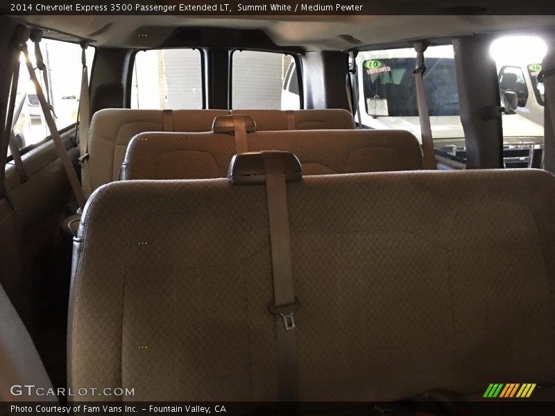 Summit White / Medium Pewter 2014 Chevrolet Express 3500 Passenger Extended LT