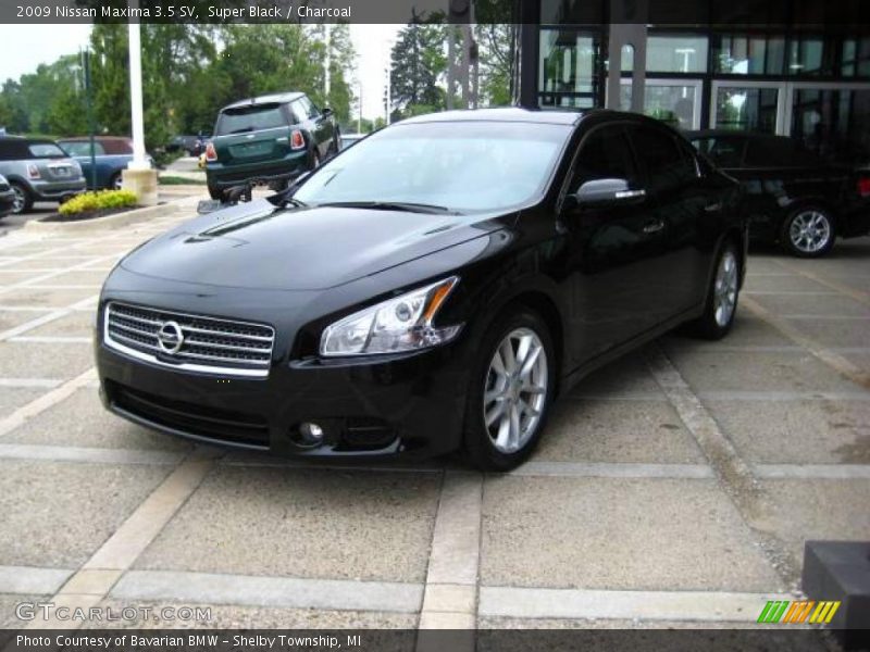 Super Black / Charcoal 2009 Nissan Maxima 3.5 SV