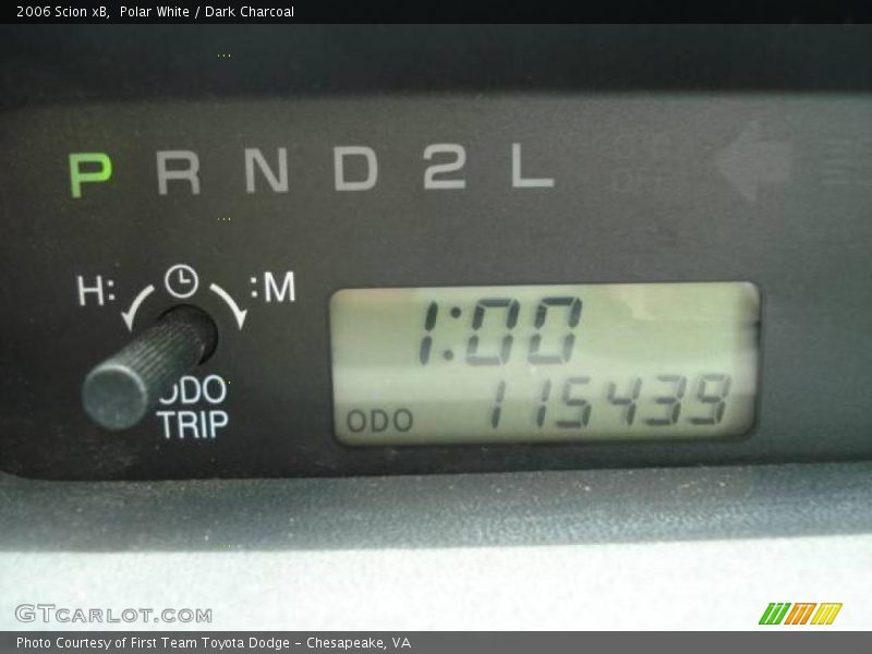 Polar White / Dark Charcoal 2006 Scion xB
