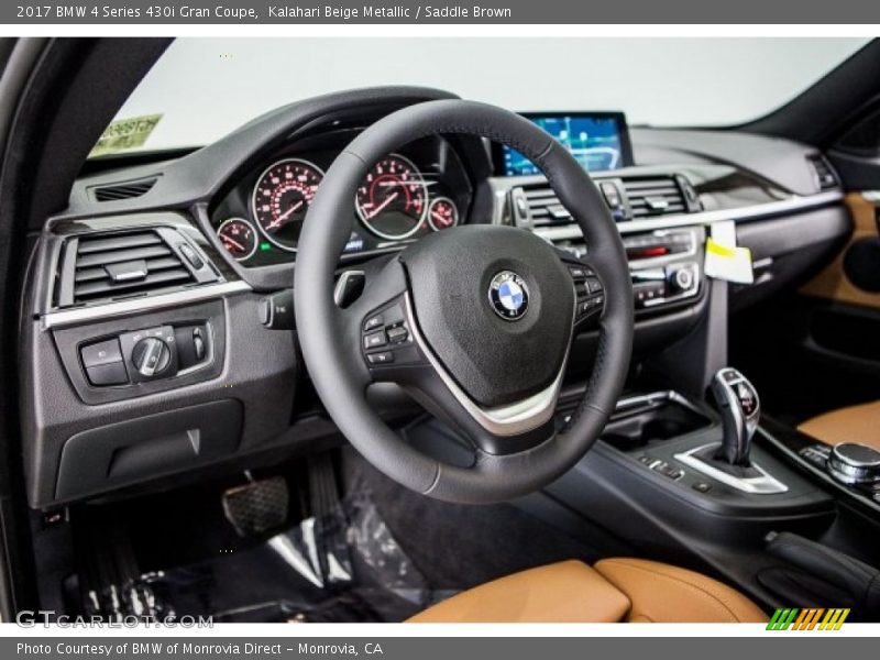 Kalahari Beige Metallic / Saddle Brown 2017 BMW 4 Series 430i Gran Coupe