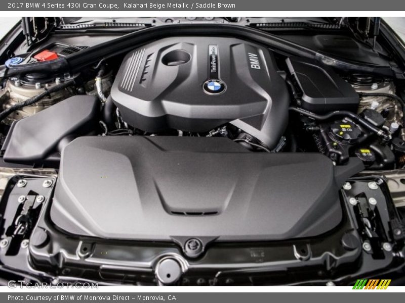  2017 4 Series 430i Gran Coupe Engine - 2.0 Liter DI TwinPower Turbocharged DOHC 16-Valve VVT 4 Cylinder