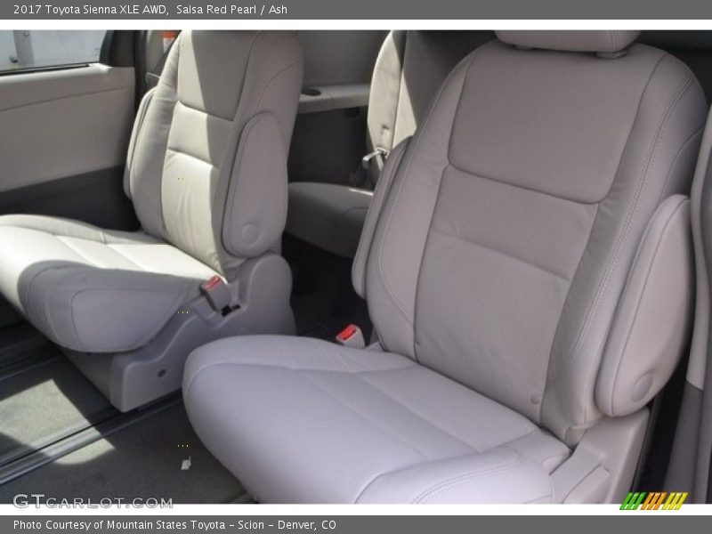 Salsa Red Pearl / Ash 2017 Toyota Sienna XLE AWD