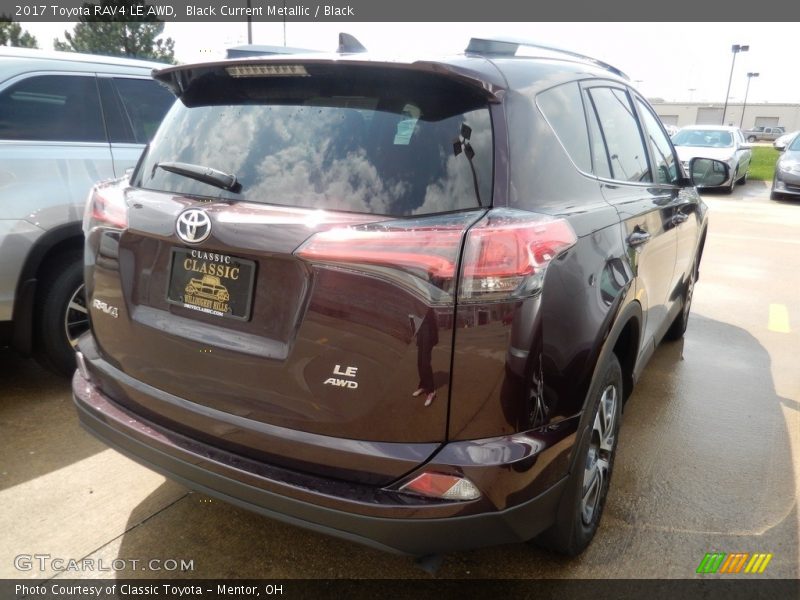 Black Current Metallic / Black 2017 Toyota RAV4 LE AWD