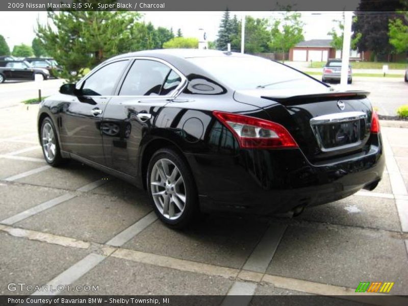 Super Black / Charcoal 2009 Nissan Maxima 3.5 SV