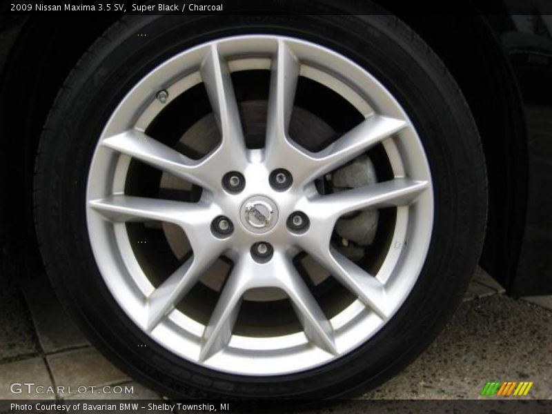 Super Black / Charcoal 2009 Nissan Maxima 3.5 SV