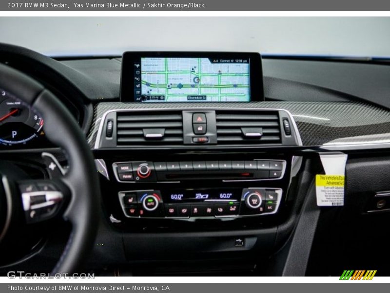 Dashboard of 2017 M3 Sedan