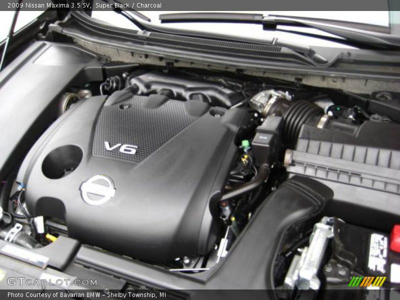 Super Black / Charcoal 2009 Nissan Maxima 3.5 SV