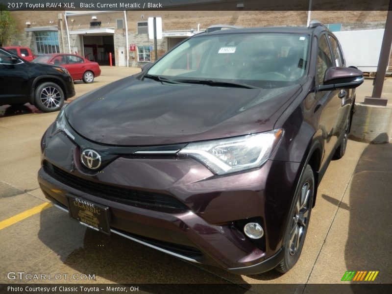 Black Current Metallic / Black 2017 Toyota RAV4 XLE
