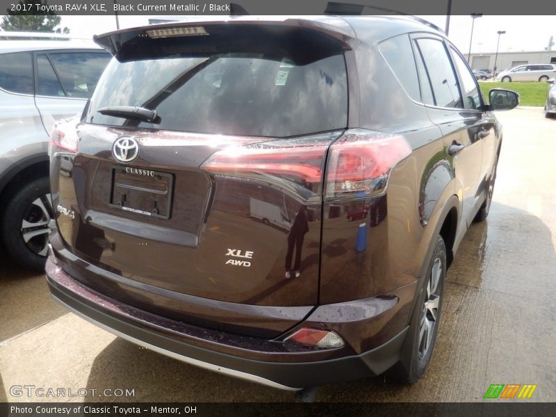 Black Current Metallic / Black 2017 Toyota RAV4 XLE