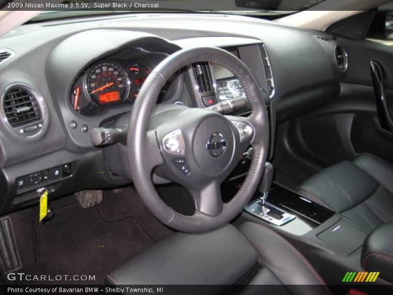 Super Black / Charcoal 2009 Nissan Maxima 3.5 SV