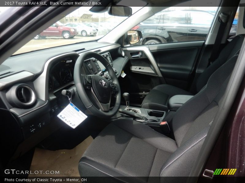 Black Current Metallic / Black 2017 Toyota RAV4 XLE