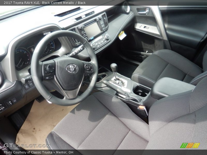 Black Current Metallic / Black 2017 Toyota RAV4 XLE