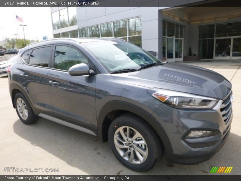 Coliseum Gray / Gray 2017 Hyundai Tucson SE AWD