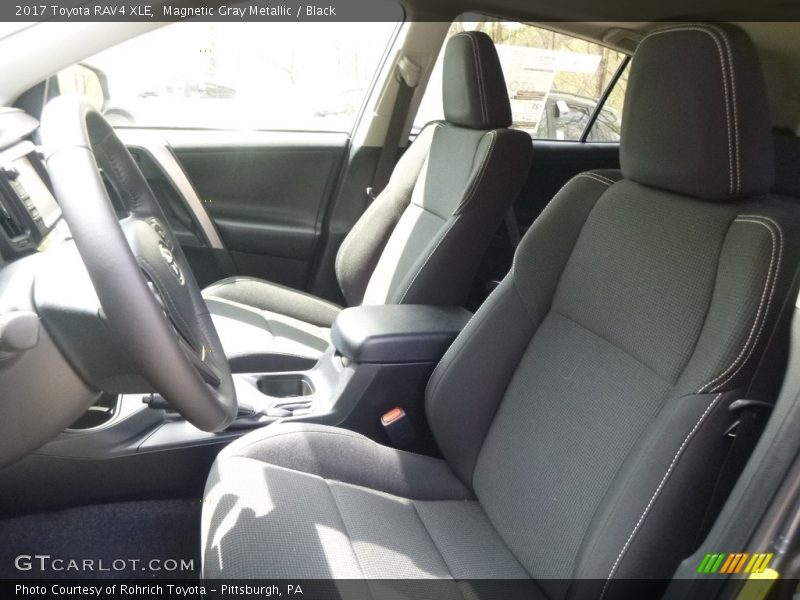 Magnetic Gray Metallic / Black 2017 Toyota RAV4 XLE