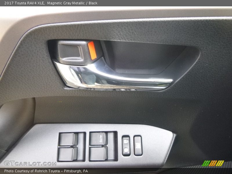 Magnetic Gray Metallic / Black 2017 Toyota RAV4 XLE