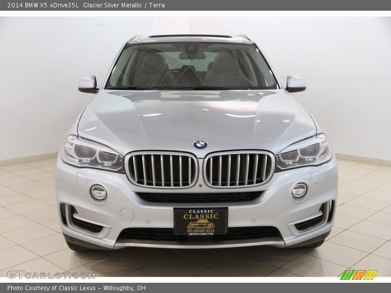 Glacier Silver Metallic / Terra 2014 BMW X5 xDrive35i