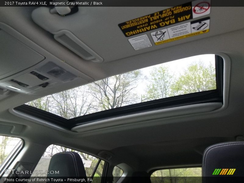 Magnetic Gray Metallic / Black 2017 Toyota RAV4 XLE