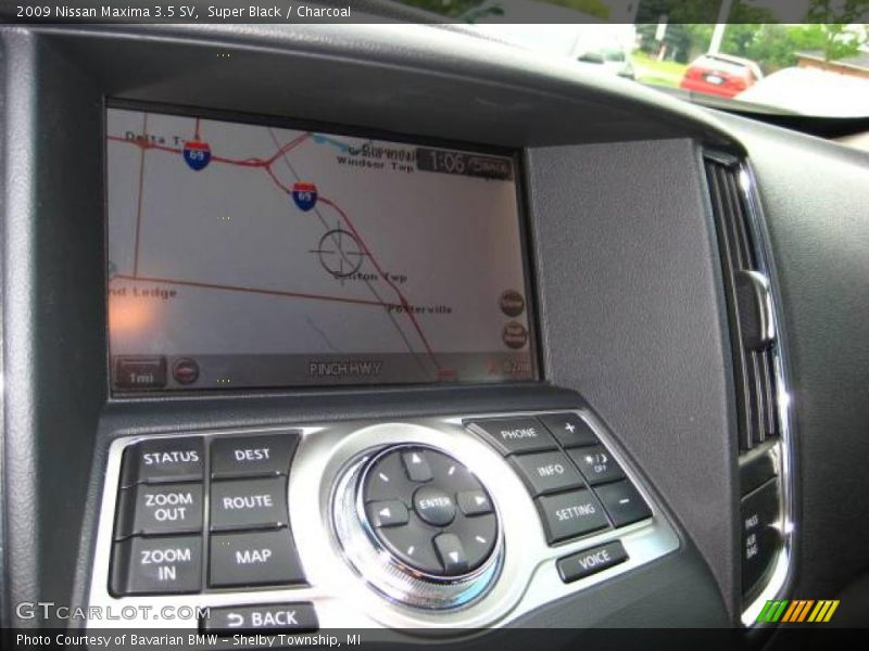 Super Black / Charcoal 2009 Nissan Maxima 3.5 SV