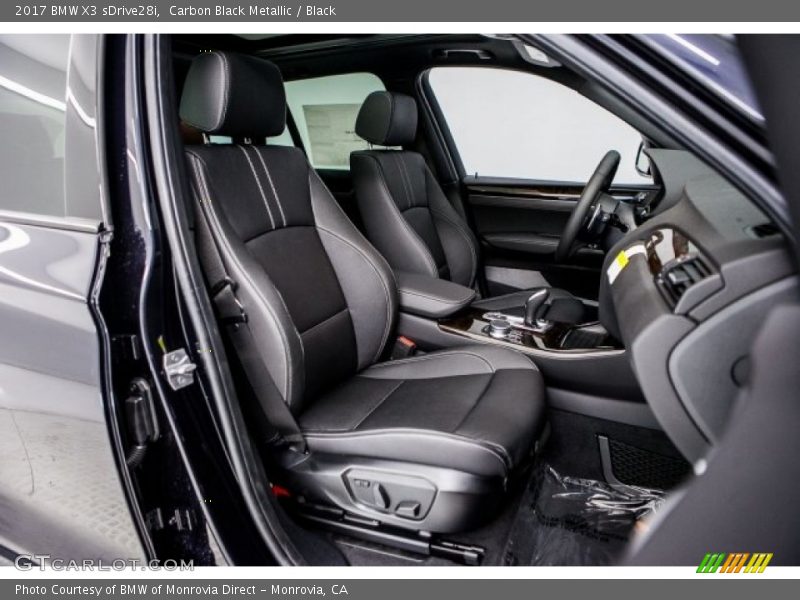 Carbon Black Metallic / Black 2017 BMW X3 sDrive28i