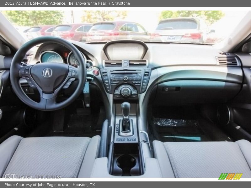 Bellanova White Pearl / Graystone 2013 Acura TL SH-AWD Advance