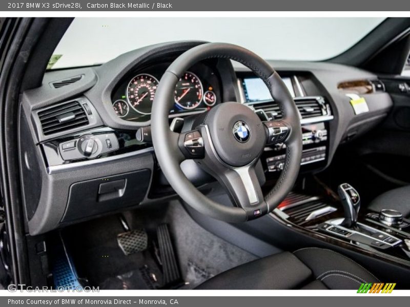 Carbon Black Metallic / Black 2017 BMW X3 sDrive28i