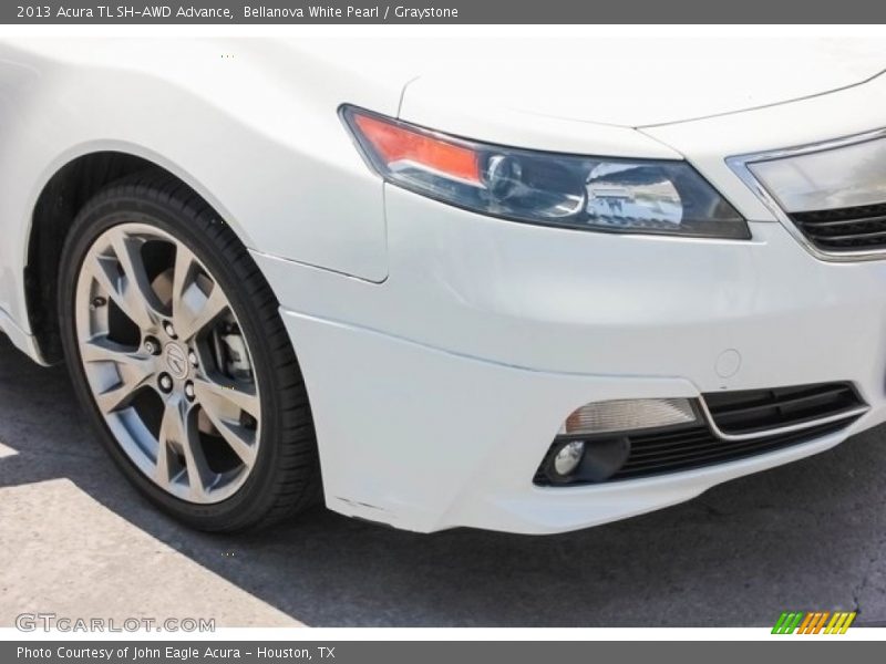 Bellanova White Pearl / Graystone 2013 Acura TL SH-AWD Advance