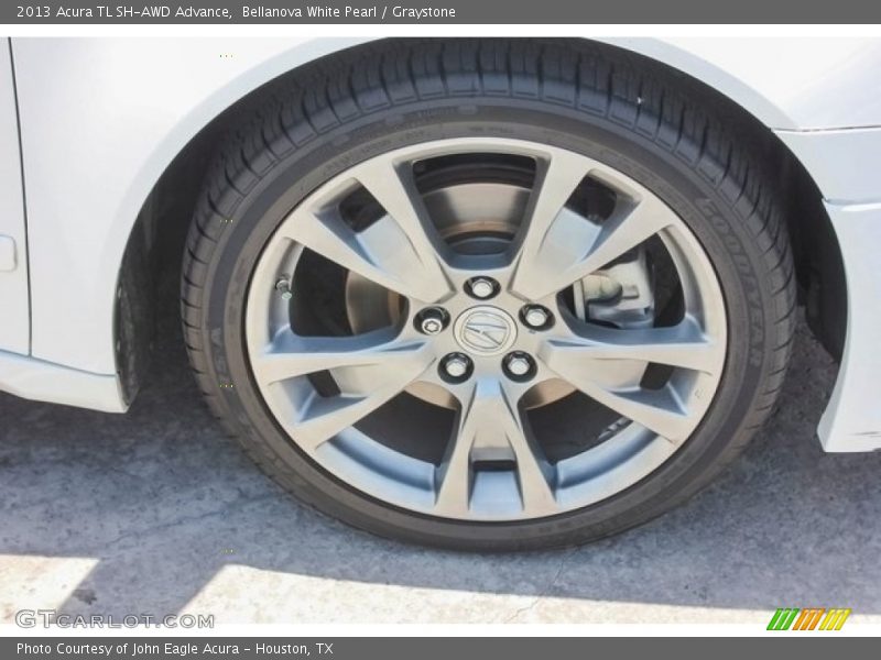 Bellanova White Pearl / Graystone 2013 Acura TL SH-AWD Advance