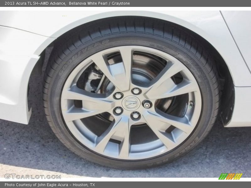 Bellanova White Pearl / Graystone 2013 Acura TL SH-AWD Advance