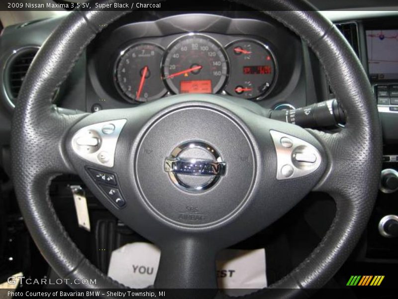 Super Black / Charcoal 2009 Nissan Maxima 3.5 SV