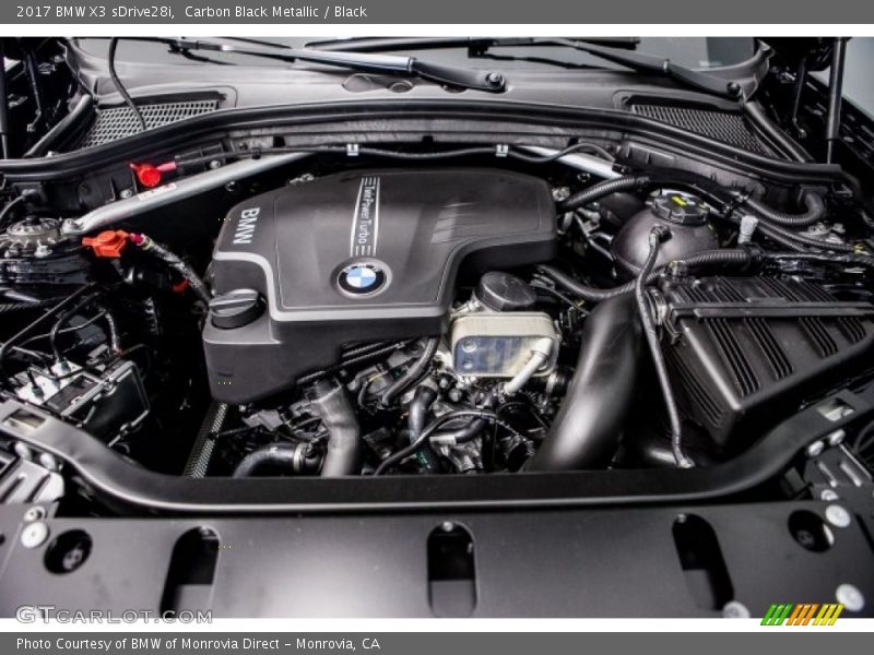 Carbon Black Metallic / Black 2017 BMW X3 sDrive28i