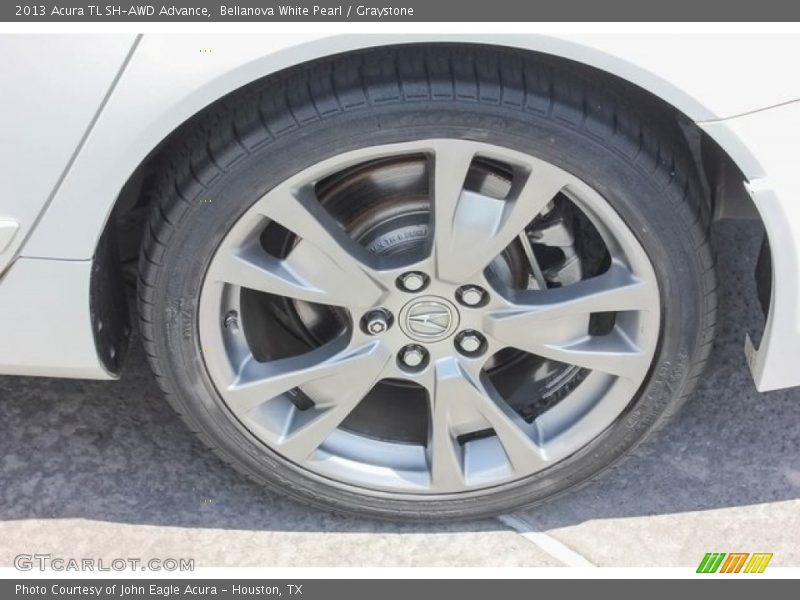 Bellanova White Pearl / Graystone 2013 Acura TL SH-AWD Advance