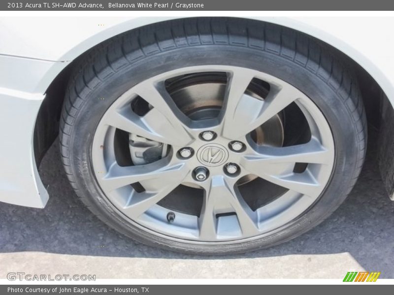Bellanova White Pearl / Graystone 2013 Acura TL SH-AWD Advance